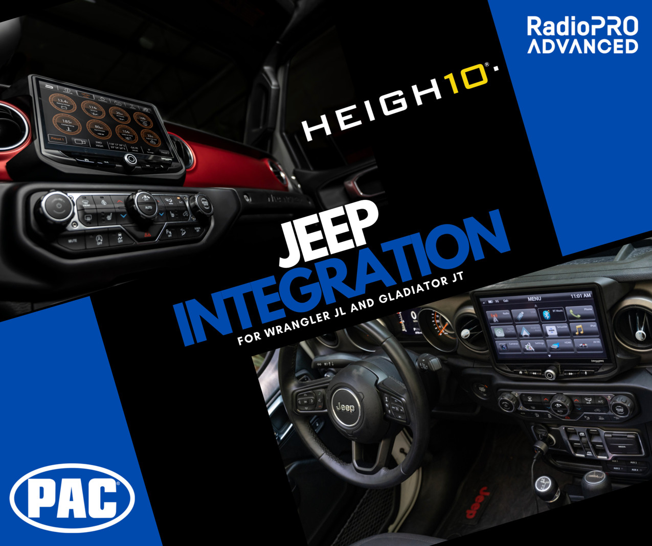 Stinger HORIZON10 Complete Integration Solution Kit for Jeep Wrangler/Gladiator