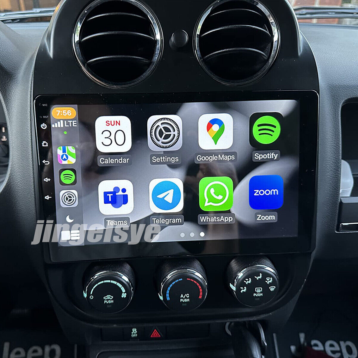 For Jeep Compass Patriot 2010-2016 Car Stereo Radio GPS Radio Carplay Android 13