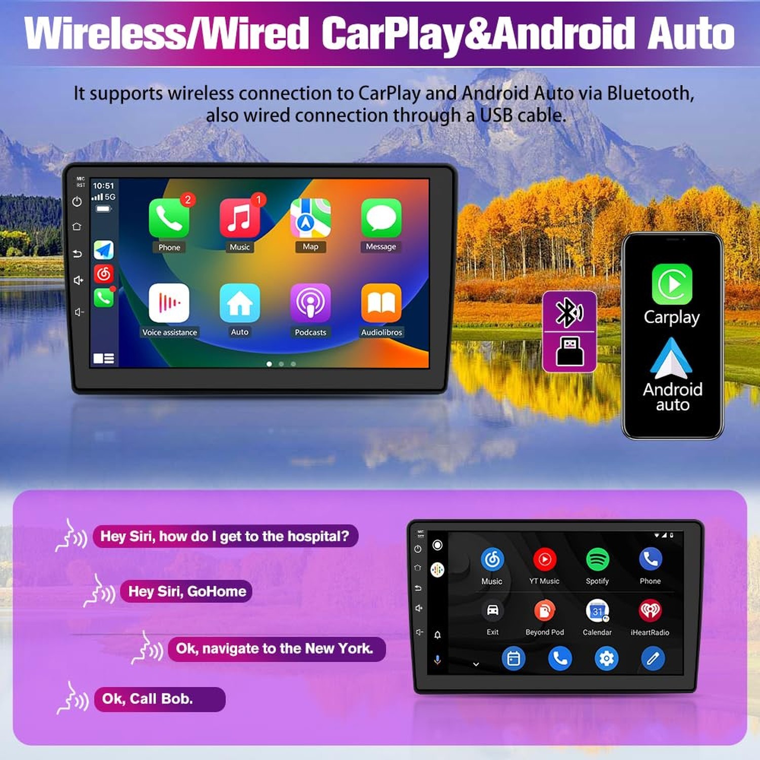 Car Radio Stereo Upgrade for Jeep Compass/Patriot 2010-2016, Android Head Uni…