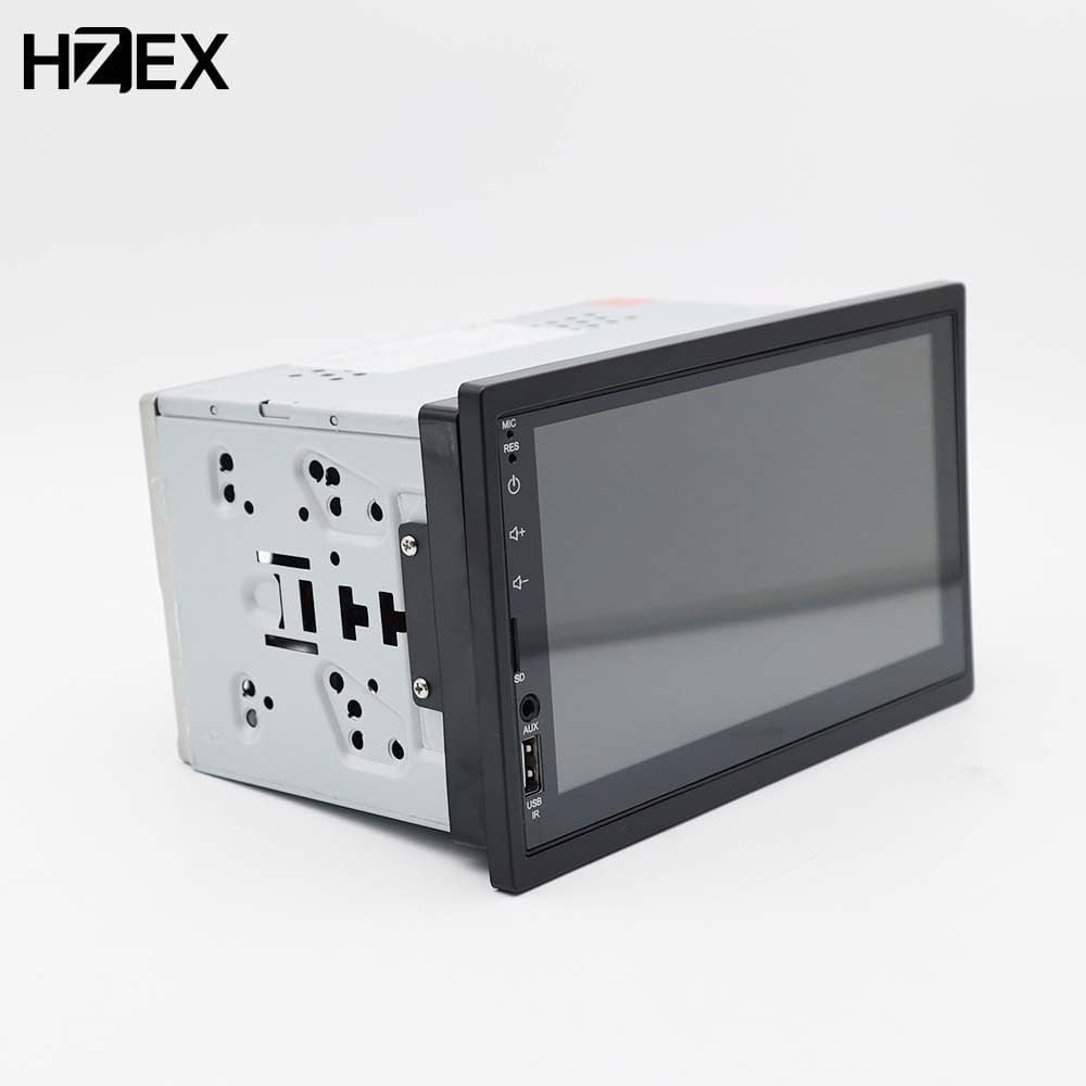 HZEX 7″ Wireless CarPlay Android Auto Double Din Car Stereo, 2-Din Media Radio