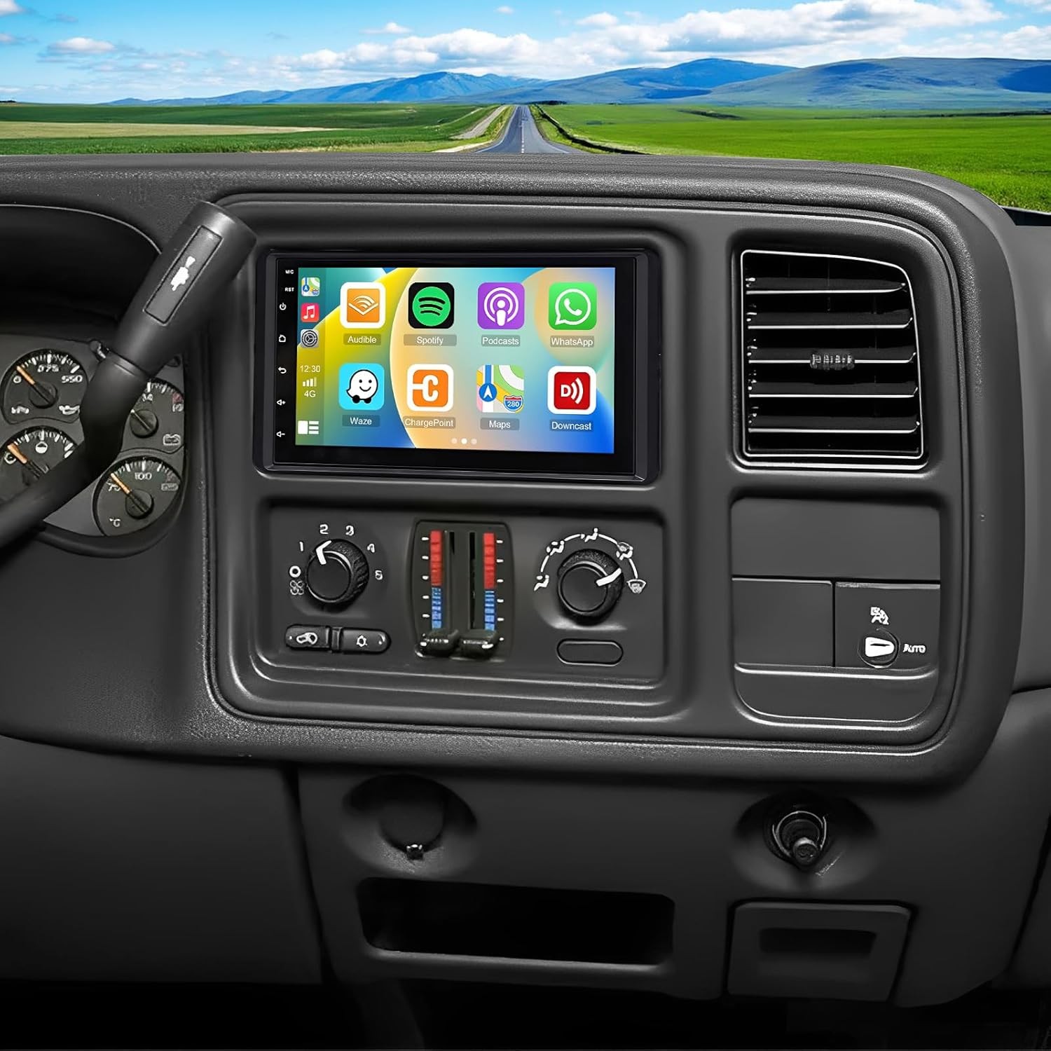 Car Radio Android 13 For 2003-2006 GMC Sierra 1500 2500 3500 GPS 03 04 05 06 DAP