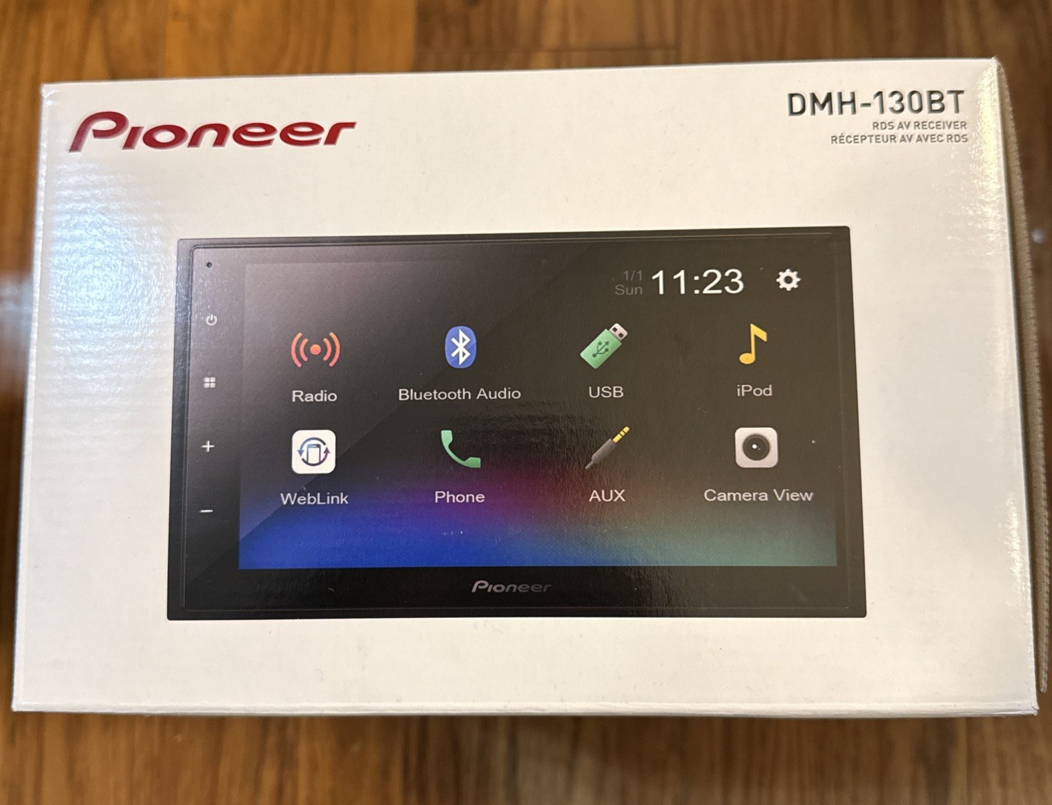 Pioneer DMH-130BT 6.8 inch Digital Media Receiver – Black -NEW