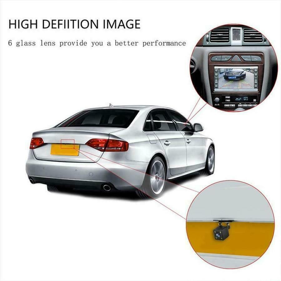 170° Car HD Reverse Rear View Camera Backup Waterproof Night Vision Parking Cam