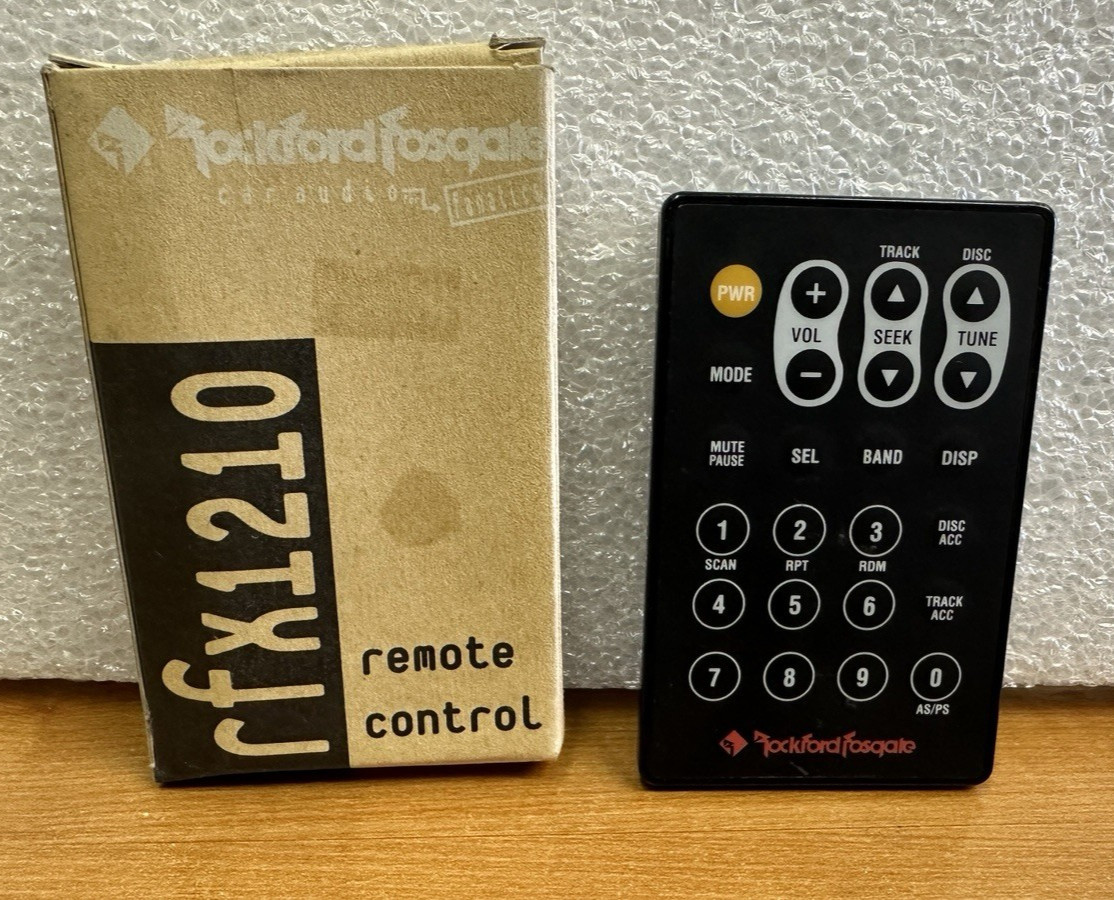 Rockford Fosgate RFX1210 Remote for RFX 8320 CD Car Audio Stereo