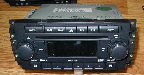 NEW 2004-2007 Dodge Durango Ram Jeep Grand Cherokee MP3 RADIO 6 DISC CD CHANGER