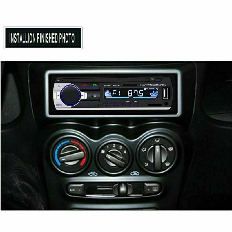 Vintage Car FM Radio MP3 Player Bluetooth USB Classic Stereo Audio Receiver US