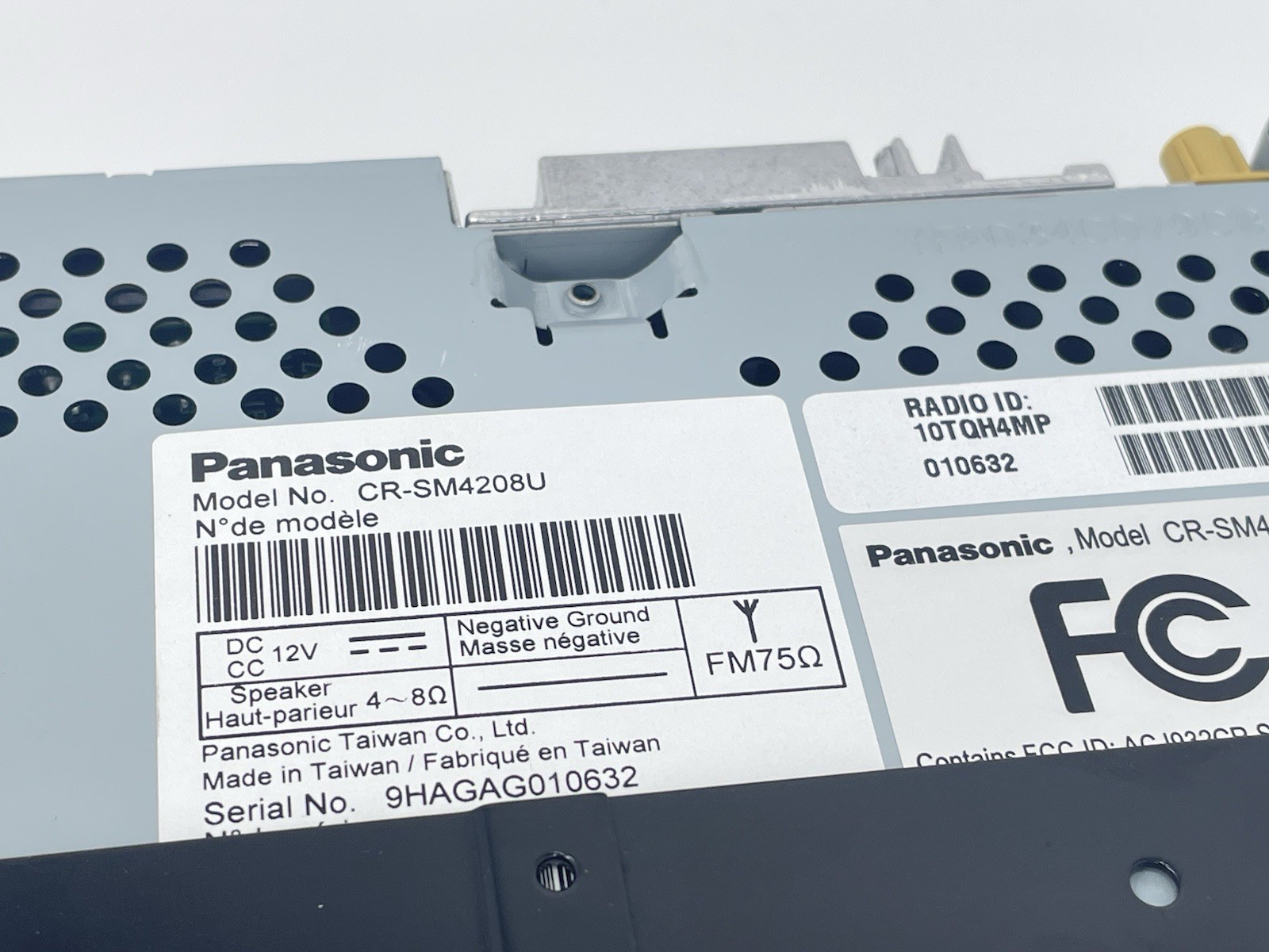 Panasonic CR-SM4208U heavy-duty,MP3,Weather,SiriusXM Receiver,Bluetooth UNUSED