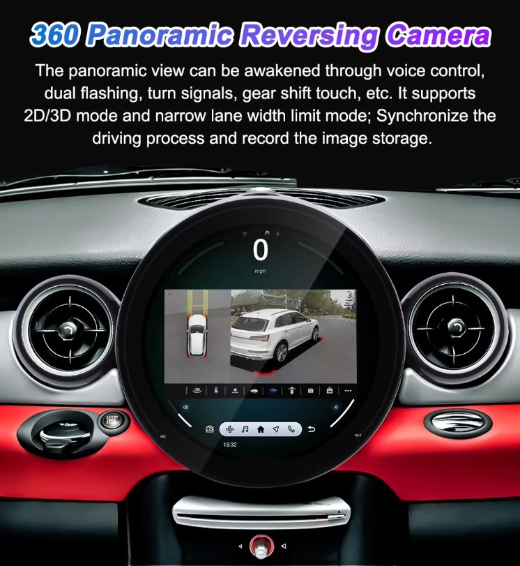 11.7″ For BMW Mini Cooper R60 R56 2007-16 Android Car Radio Stereo Carplay 4+64G