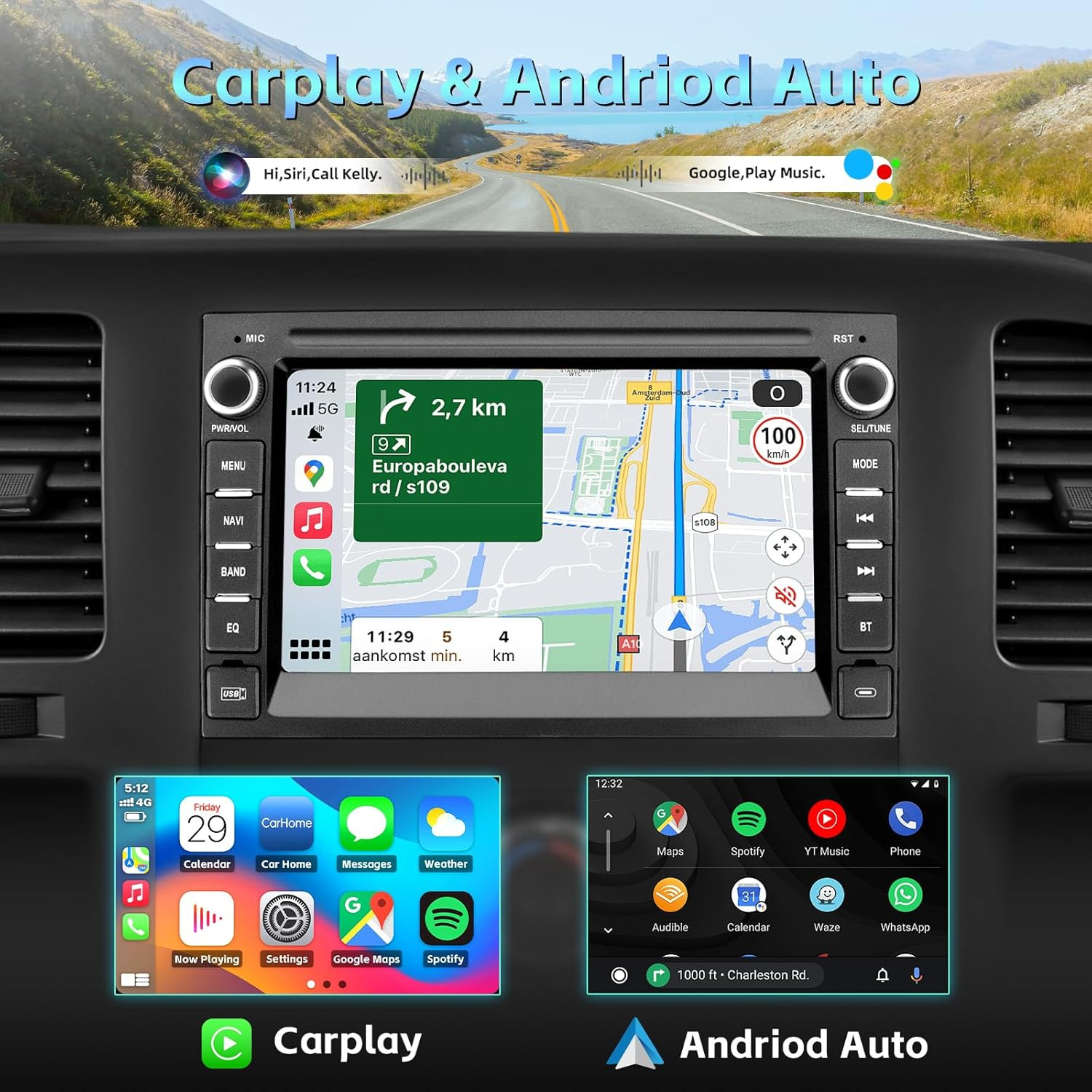 Car Stereo Radio for Chevy Silverado 2007 2008 2009 2010 2011 2012 2013, Chevy S