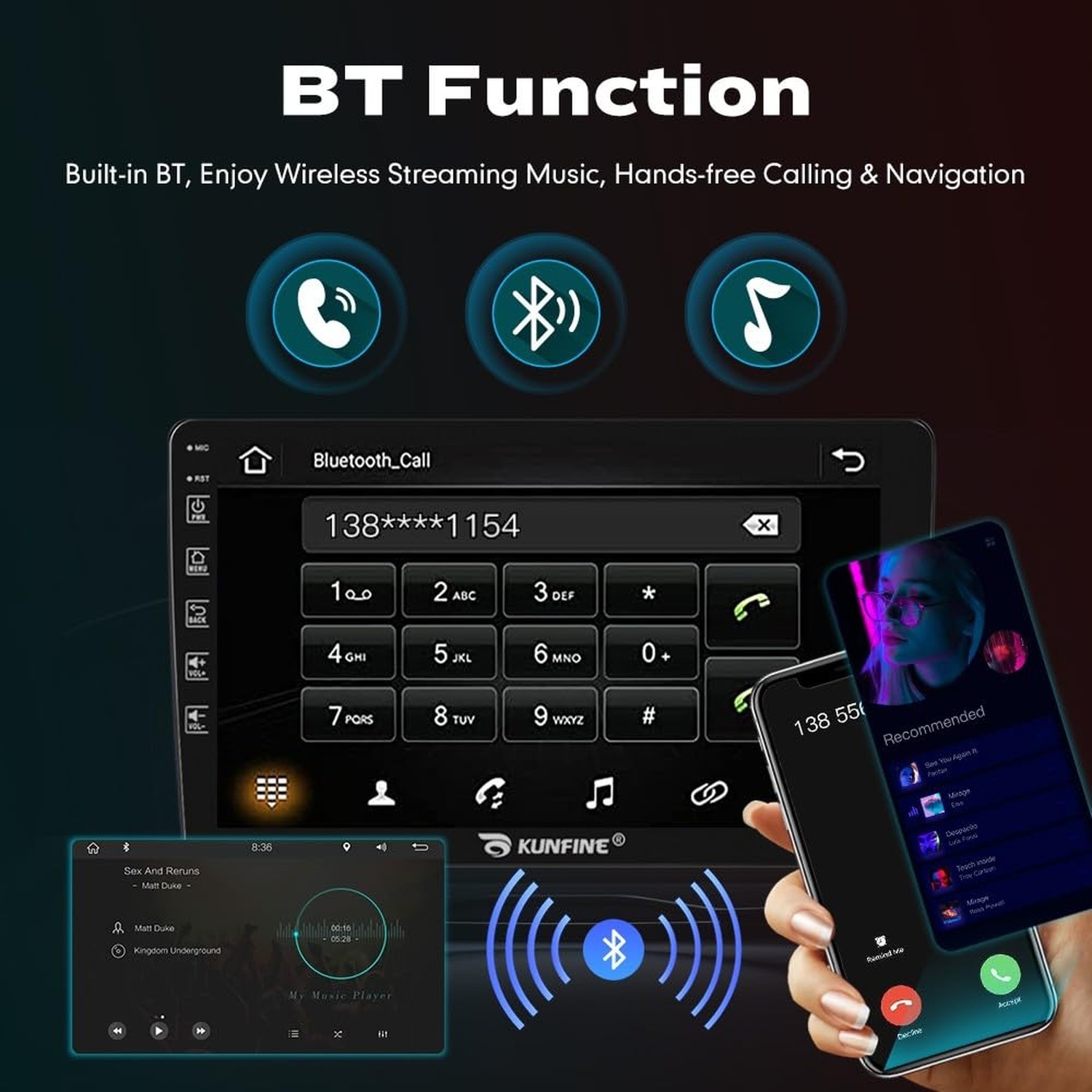 for Hyundai Elantra 2019-2020 Car CarPlay Android Auto Navigation Stereo GPS …