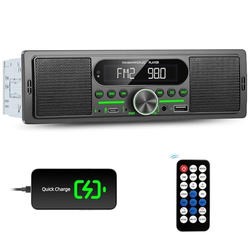 Single Din Car Stereo Radio Bluetooth Multimedia Car Audio Receivers with