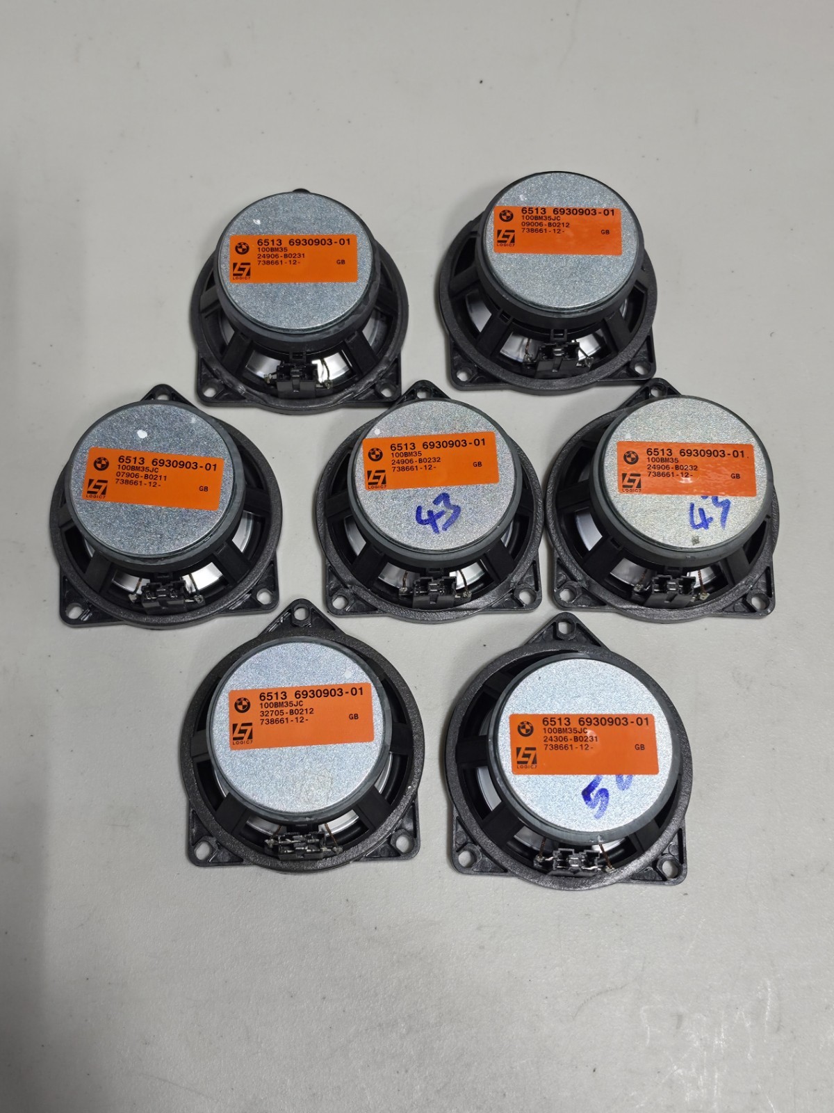 BMW E60 M5 5 Series LOGIC 7 TOP HIFI DSP Surround Sound System Complete