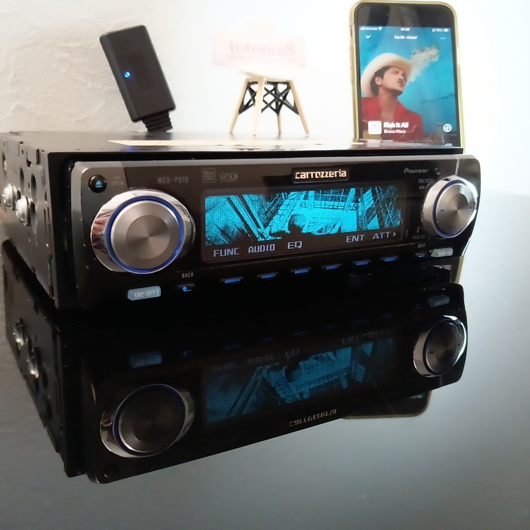 Pioneer Carrozzeria MEH-P919 1DIN Car Audio MD DSP SFC Bluetooth JDM Ships 1Day