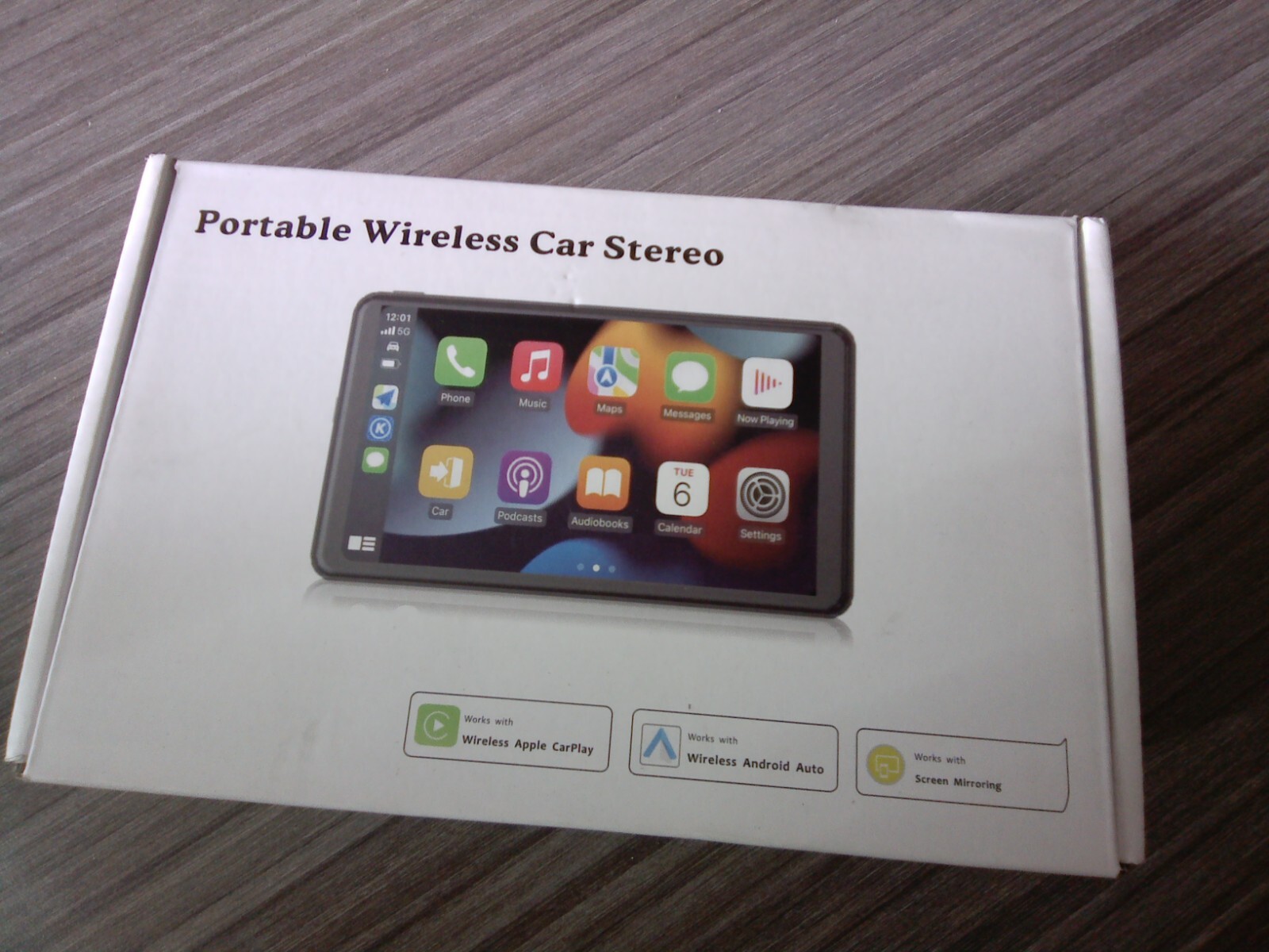 7 Inch Portable Wireless Touch Screen Car Stereo Apple Android Compatible New