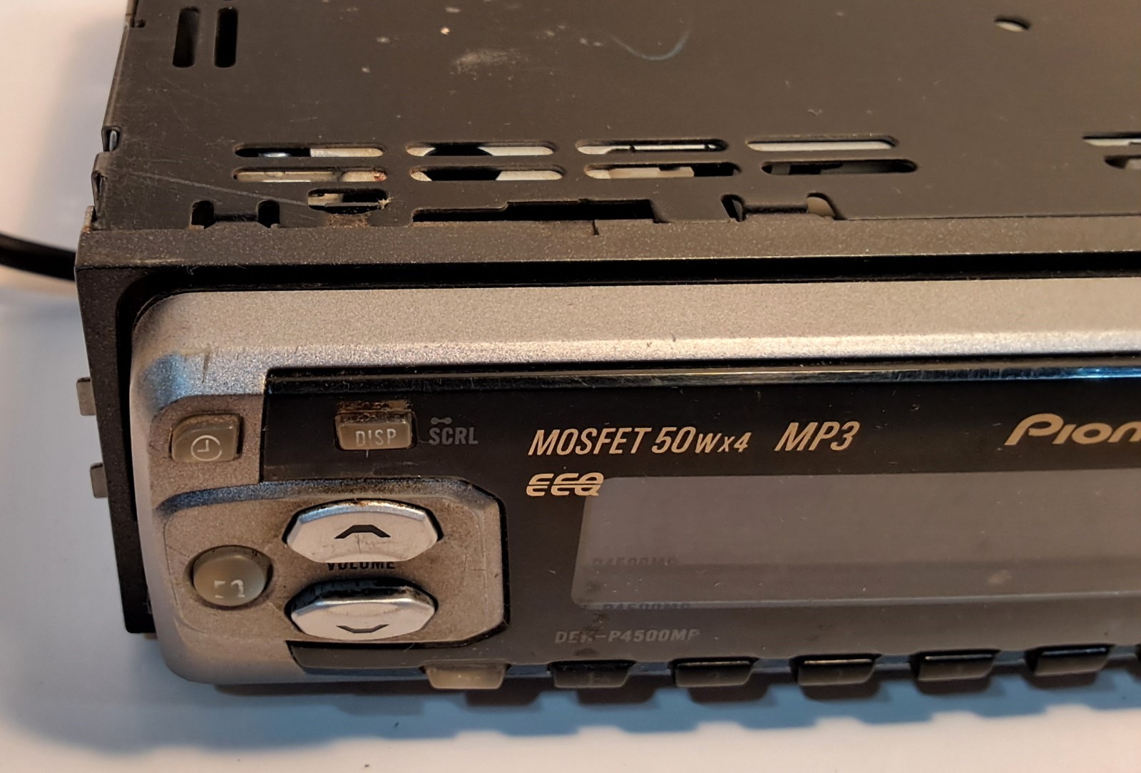 Pioneer DEH-P4500MP Mosfet 50wx4 MP3 Car Stereo Receiver Super Tuner untested