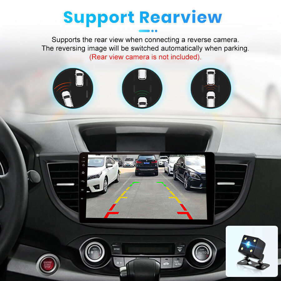 For Honda CRV 2012-2016 Apple Carplay Android 15 Car Stereo Radio GPS Navi WiFi
