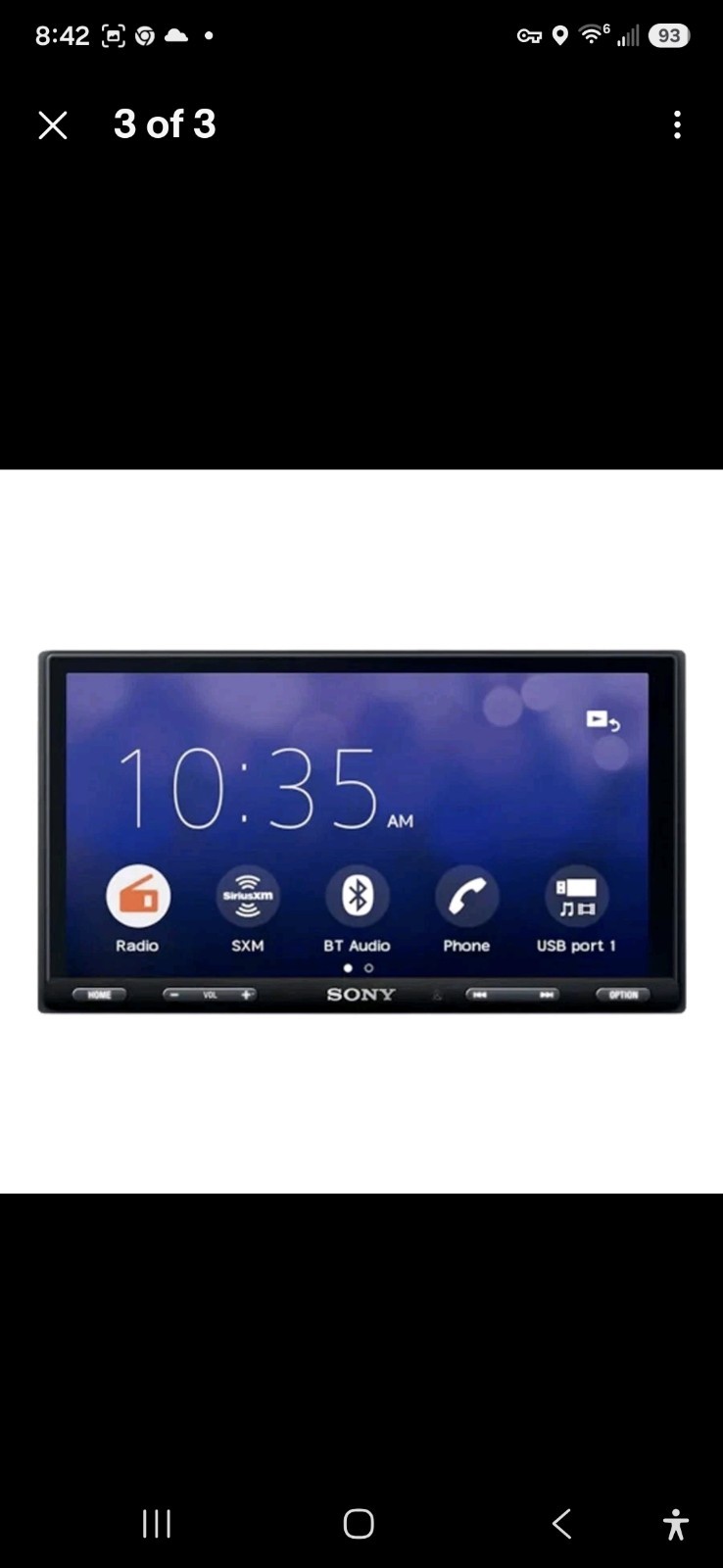Sony XAV-AX150 6.95″ Apple CarPlay Android Auto Bluetooth Car Stereo w/ Harness