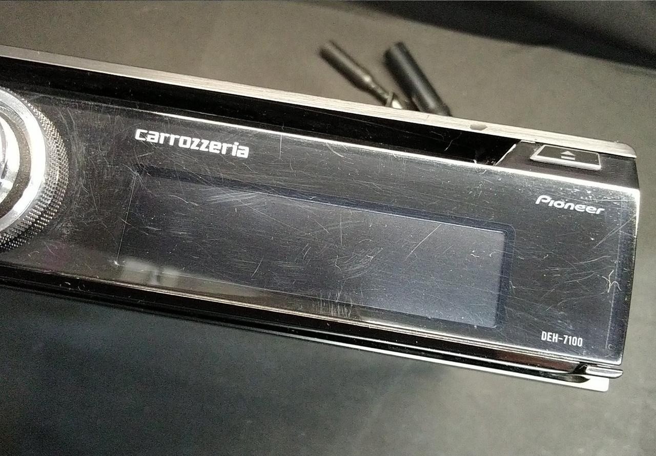 Pioneer Carrozzeria DEH-7100 Car Audio 1DIN CD USB Bluetooth Tested from Japan