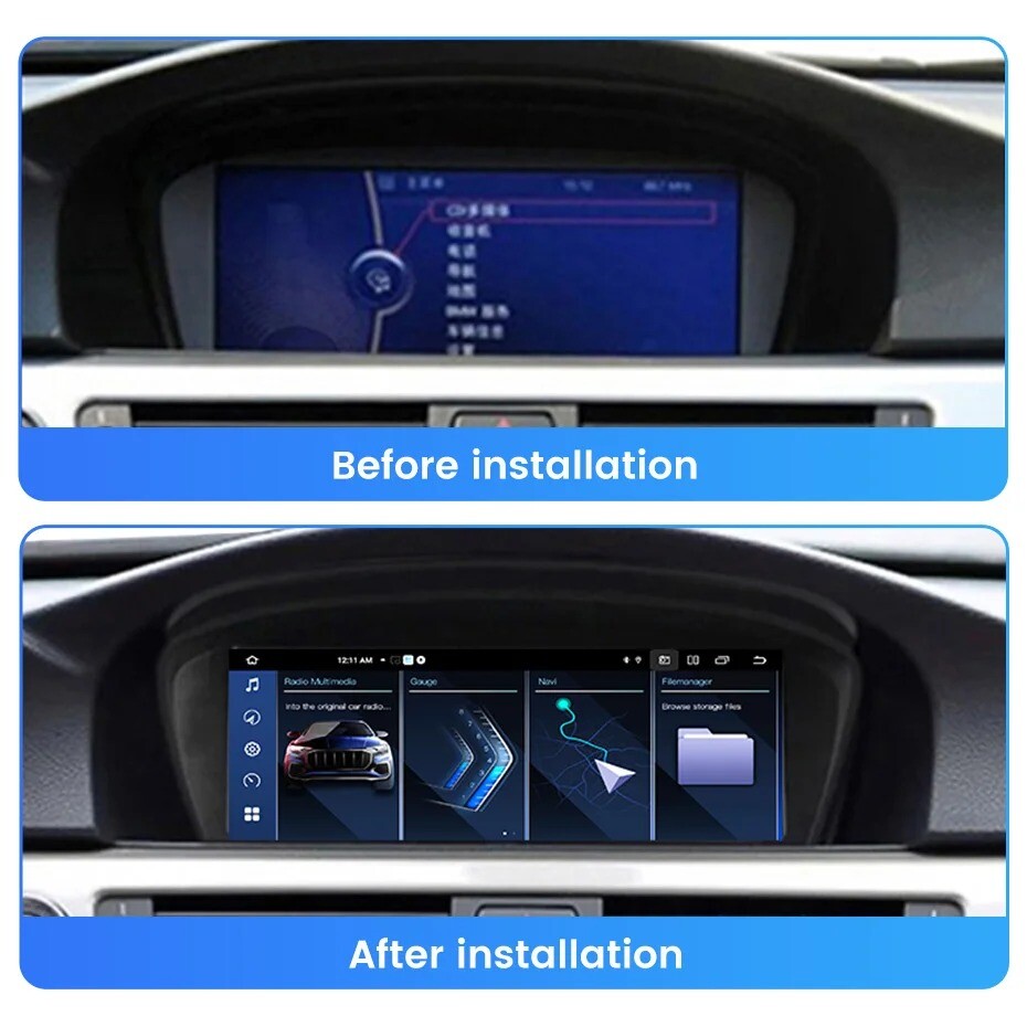 8.8inch For BMW 3/5 Series E60 E90 CIC Android 13 Car Stereo Radio GPS Carplay