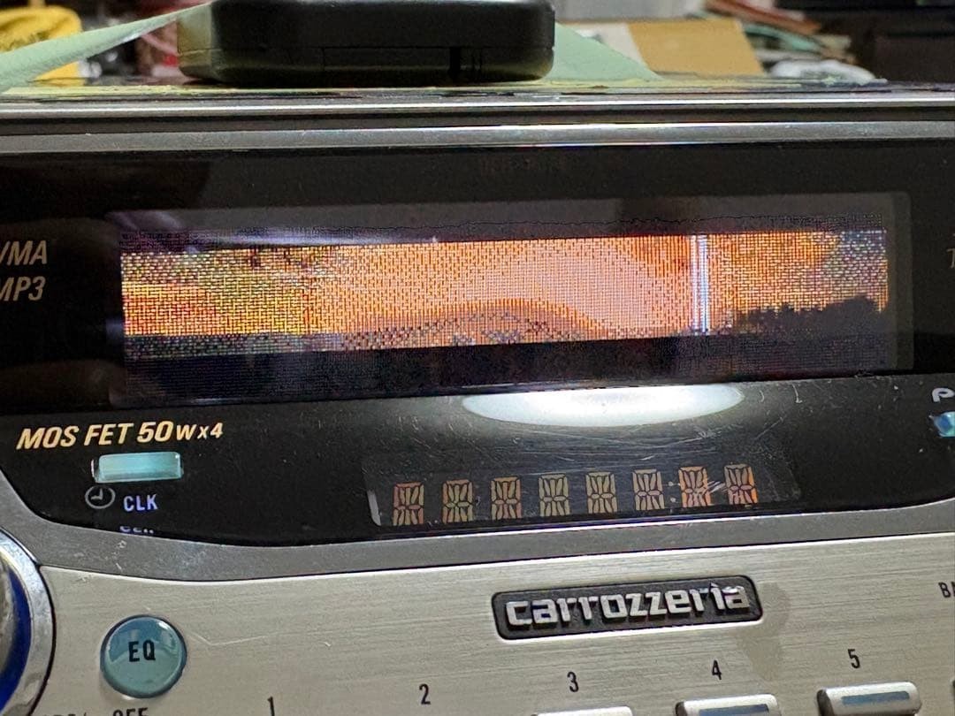 Pioneer Carrozzeria DEH-P088 1DIN CD MP3 Basic functionality confirmed