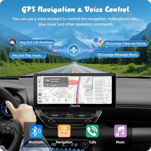 W103 Pro with Wireless Bluetooth Transmission Portable Carplay & 10.3 icnh