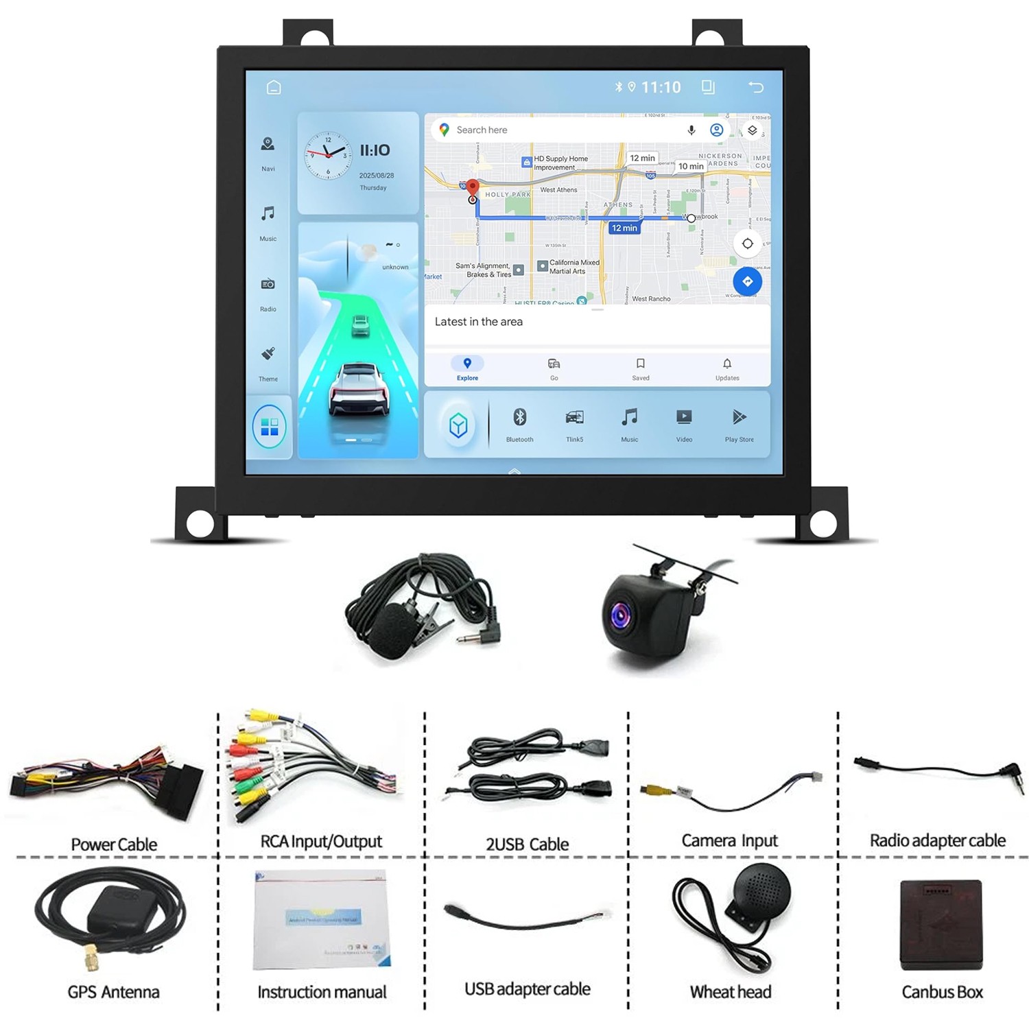 8.4″ For Dodge Challenger Charger 2015-2021 Android CarPlay Car Stereo Radio GPS