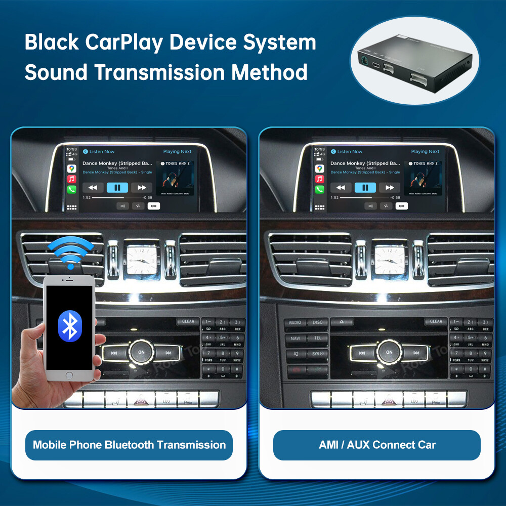 Wireless CarPlay Android Auto Module For Mercedes Benz E350 E250 W212 Coupe W207