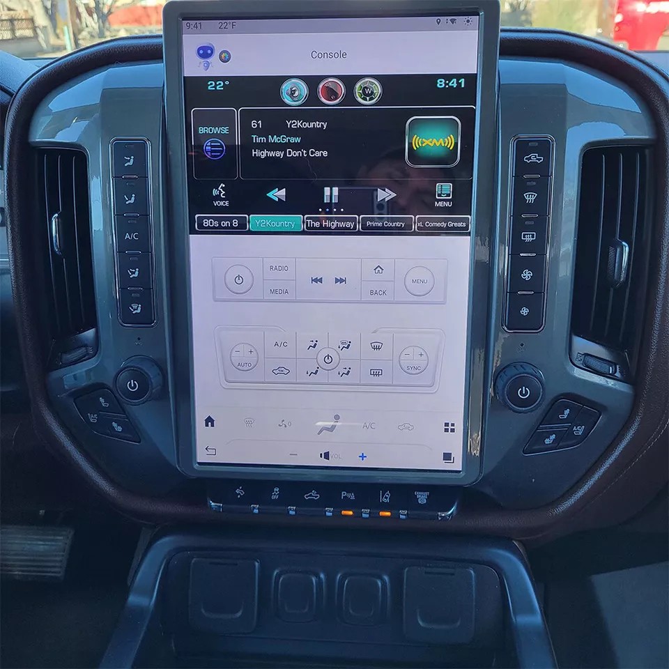 For Silverado Sierra 14.4 inch Touch Screen Radio Stereo Apple Carplay GPS Navi