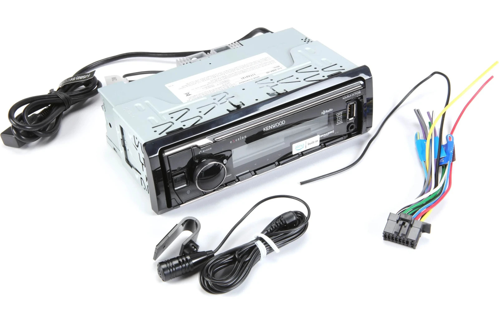 Kenwood KMM-X705 1-DIN Bluetooth Car Stereo Digital Media Receiver