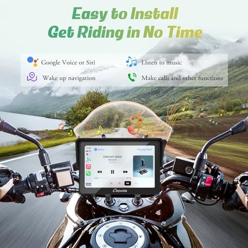 W502 Motorcycle GPS Wireless Portable Carplay/Android Auto Carpuride w502