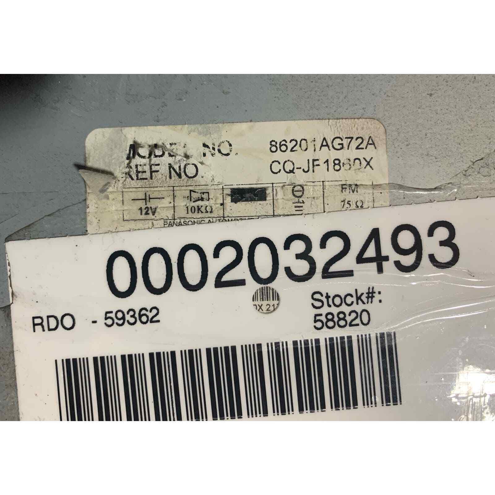 Subaru Legacy Outback AM FM Radio CD Disc Player Receiver OEM 2007-2009 UNTESTED