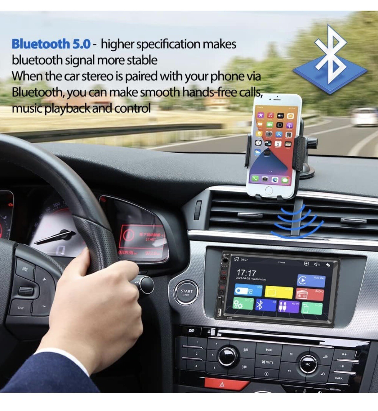Double-din BE7ACP 7 Inch Car Multimedia Player Head Unit (Pre-owned)