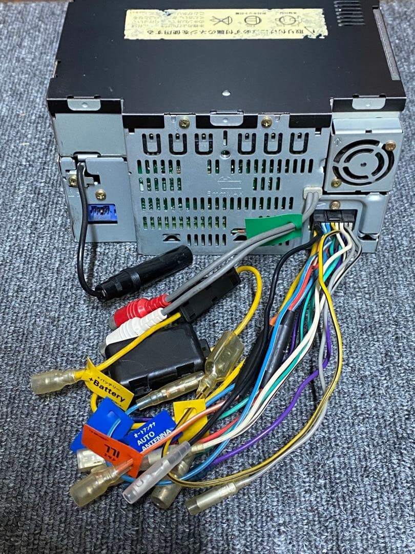Pioneer Carrozzeria Audio CD MD Player FH-P66MD Silver 2DIN Head Unit Working