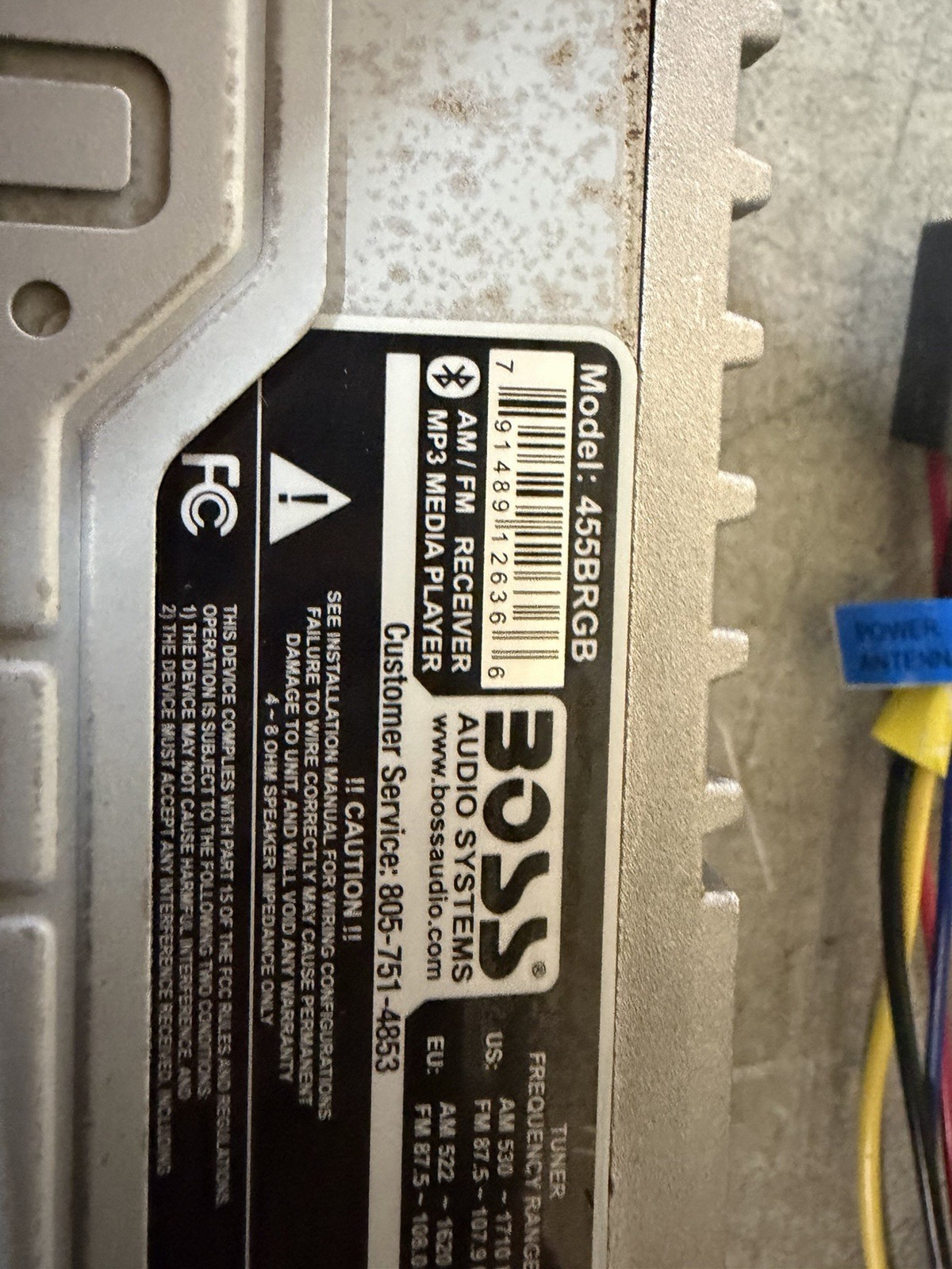 NEW (No Box Blemished) Boss Audio System PN: 455BRGB