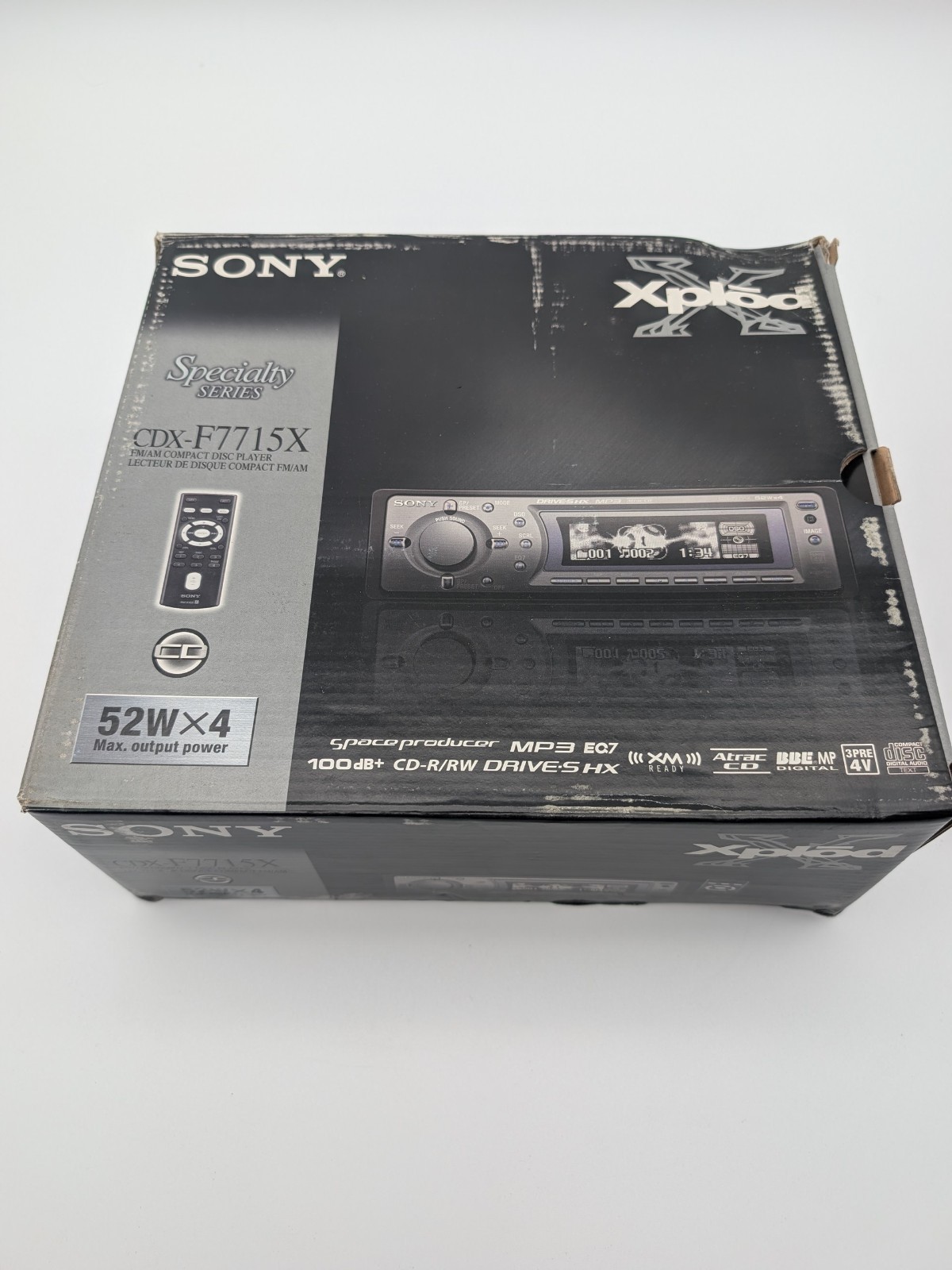 NOS Sony Xplod CDX-F7715X Cd Player Car Audio Unit Am / Fm Radio 52watts X 4 NEW