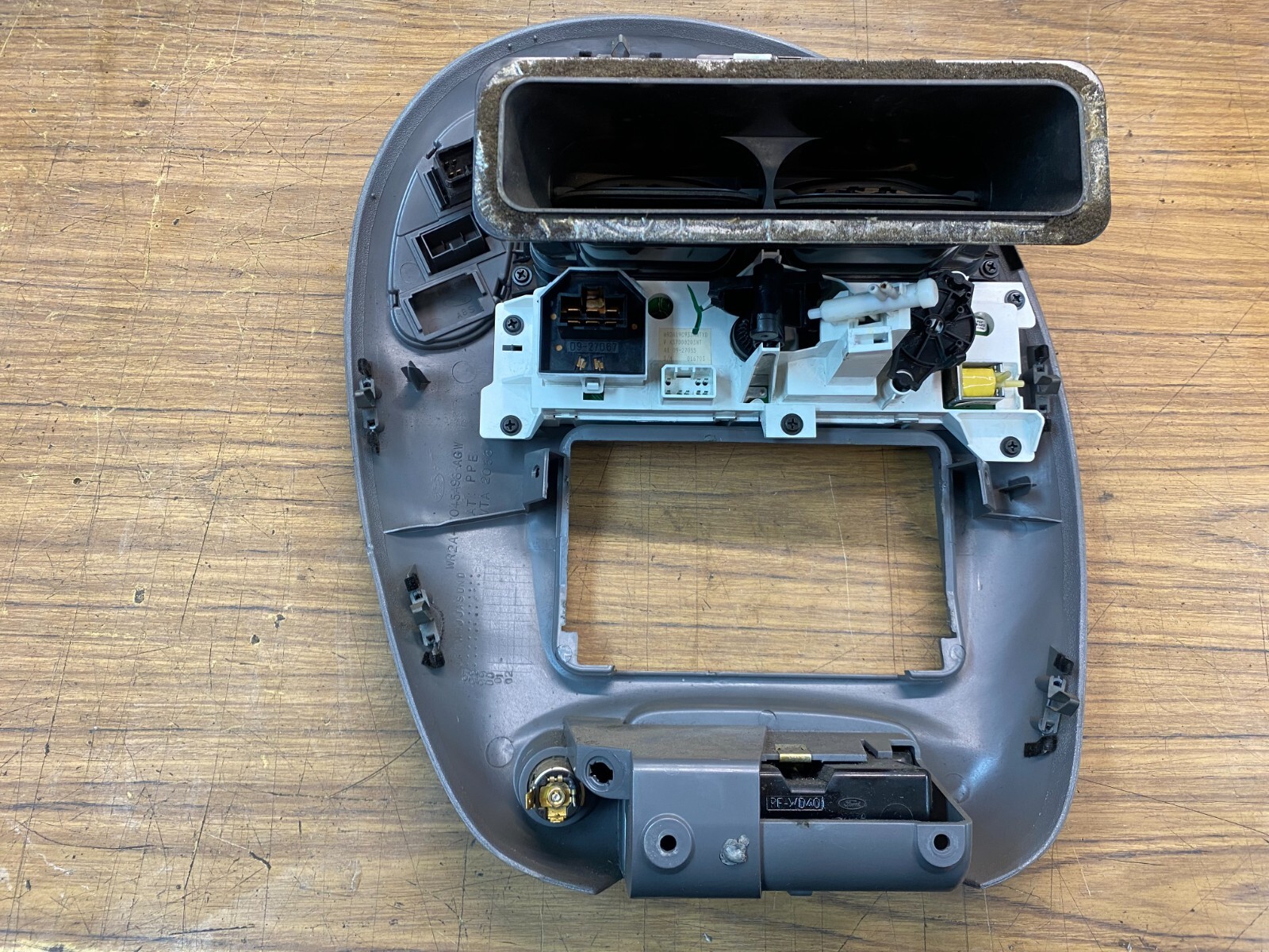 Ford Falcon AU S1 Dash A/C Stereo Control Surround Grey