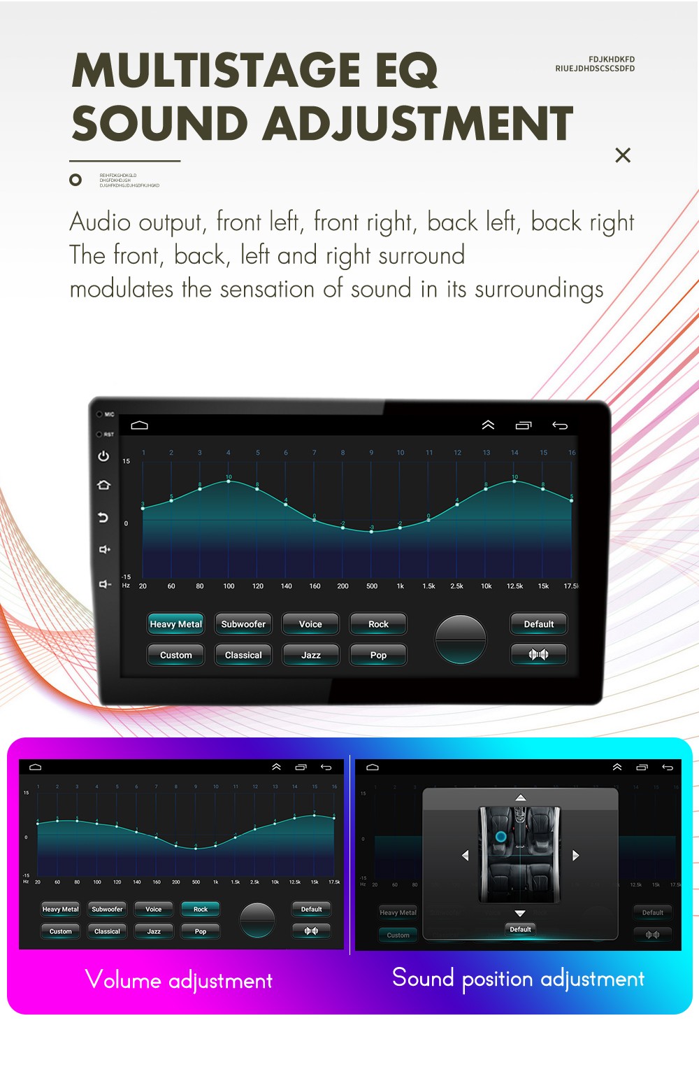 9″ CarPlay Android Auto 2+32G Car Radio Stereo for Honda Civic 2013-2017