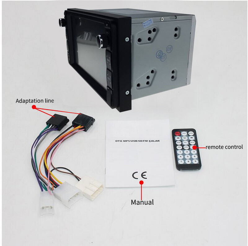 7″2Din Touch Screen Car MP5 Player Radio USB/FM/AUX FOR TOYOTA COROLLA 2004-2014