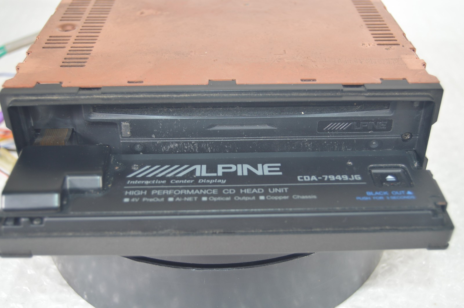 Alpine CDA-7949JG 1Din Car Audio Stereo CD Player High-end CD head unit Working