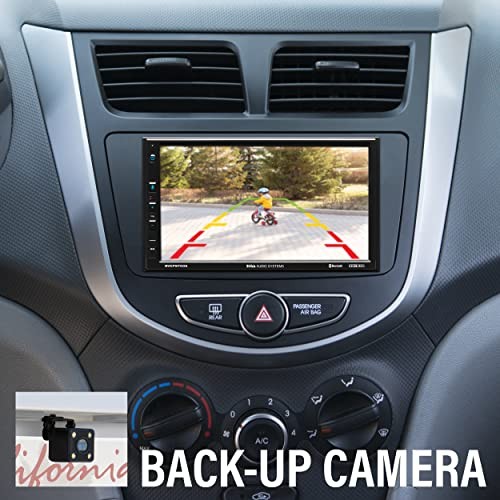 BOSS Audio 7in Double Din Car Stereo Apple CarPlay