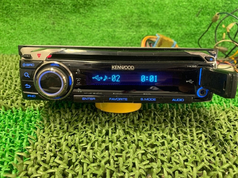 Kenwood I-K55 CD USB AUX Receiver Car Audio Near Mint JAPAN