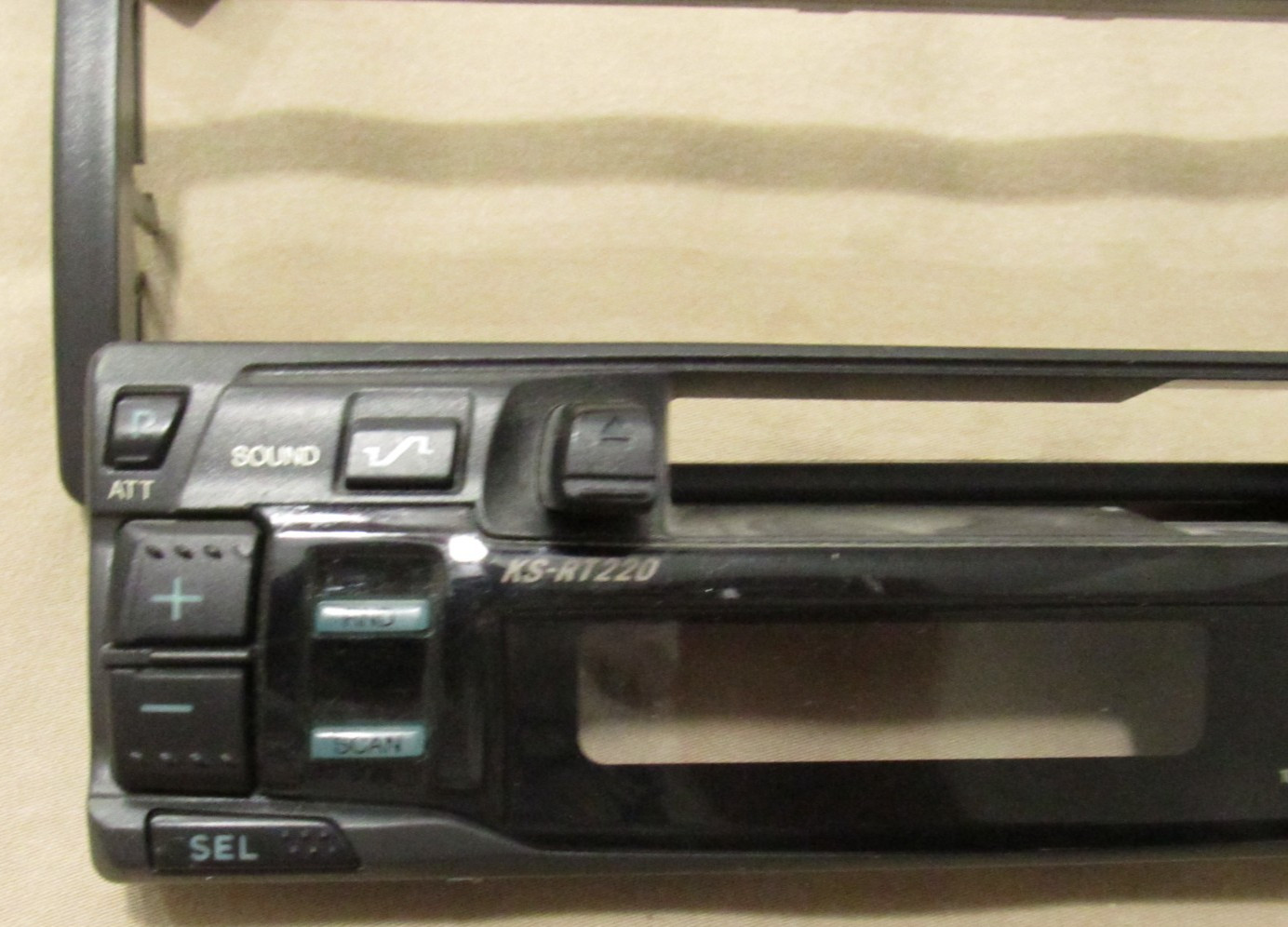 Vintage JVC KS-RT220 Detachable Face Wire Harness Trim Parts Only Works
