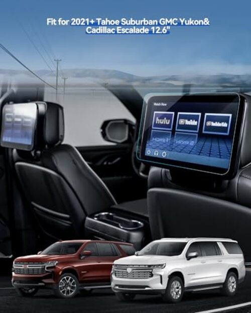 Suburban Matte Screen Protector for 2021-2026 Chevy Tahoe Suburban & GMC Yukon