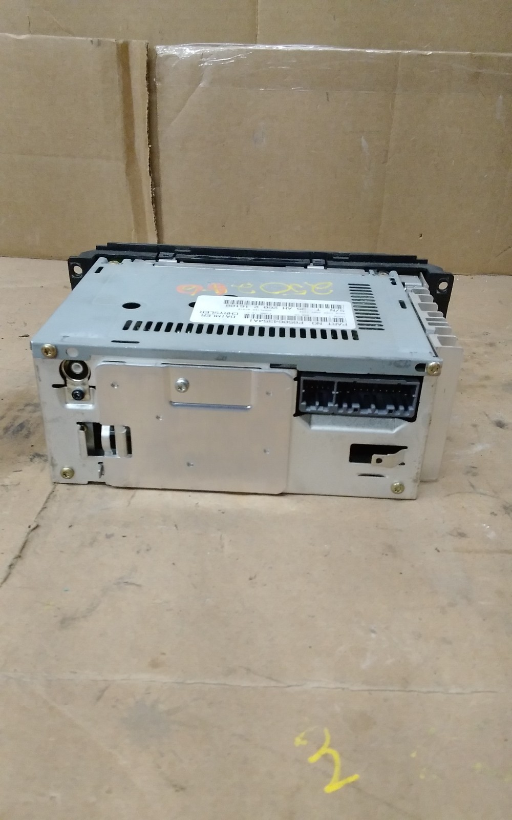 2002 2003 DODGE DAKOTA AM FM CD RADIO ASSEMBLY P05064354AI