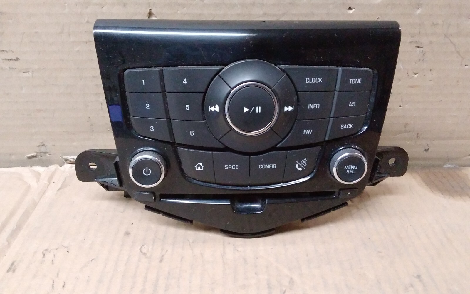 2013 CHEVY CRUZE RADIO CONTROL PANEL AM-FM-SINGLE CD-MP3-USB ID-95166368