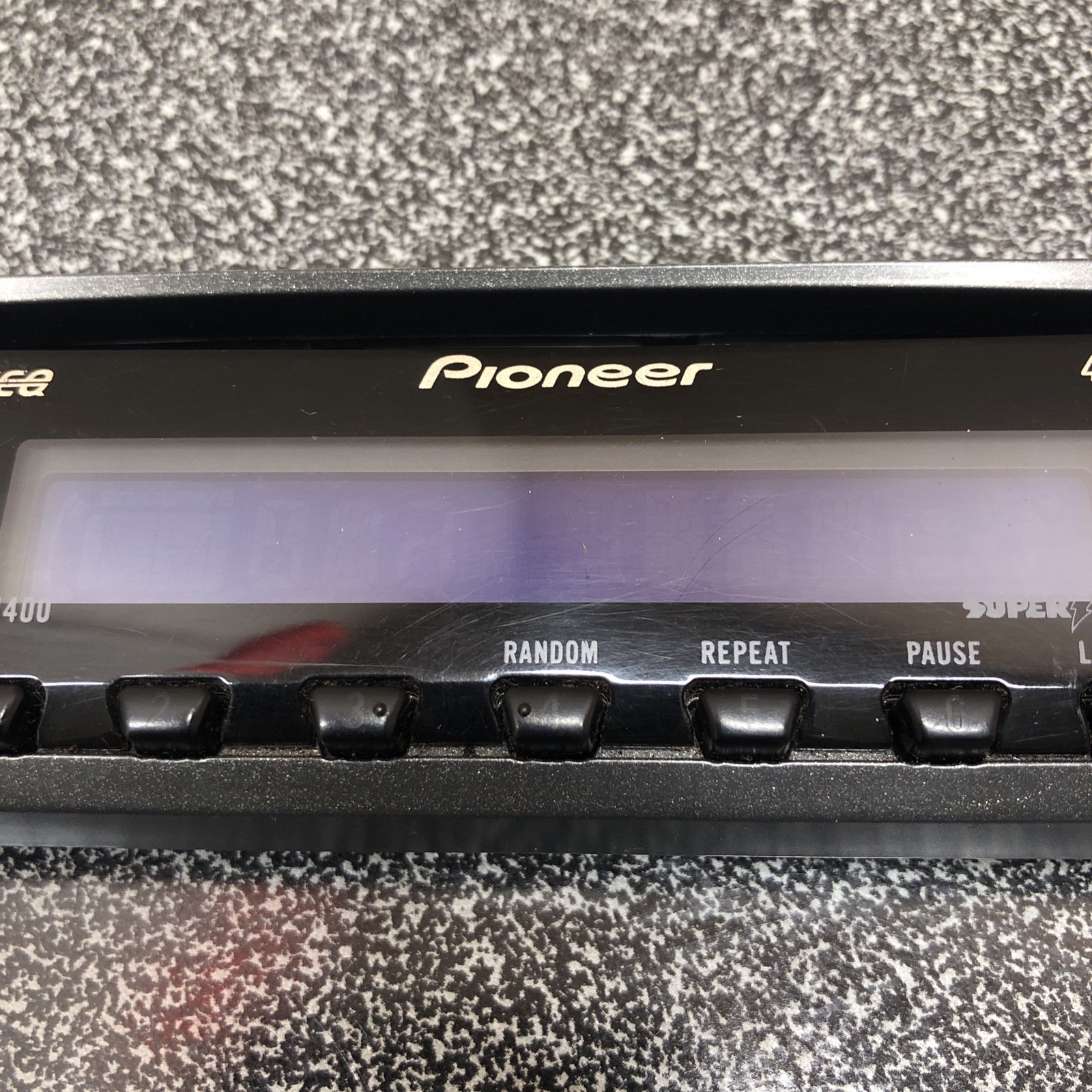 Pioneer DEH-1400 CD Player In Dash Receiver *Faceplate Only*