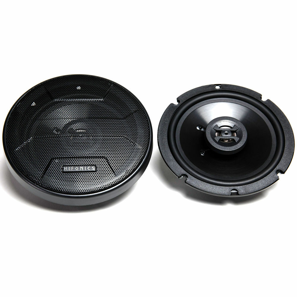 4x Hifonics 6.5″ 5.25″ Speakers + Audiotek AT-249BT Digital Receiver Bluetooth