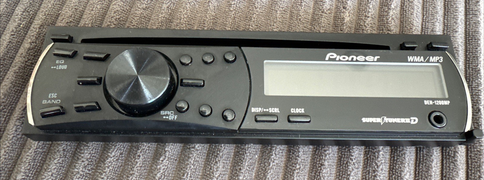 Pioneer DEH-1200MP Faceplate Tested WMA MP3