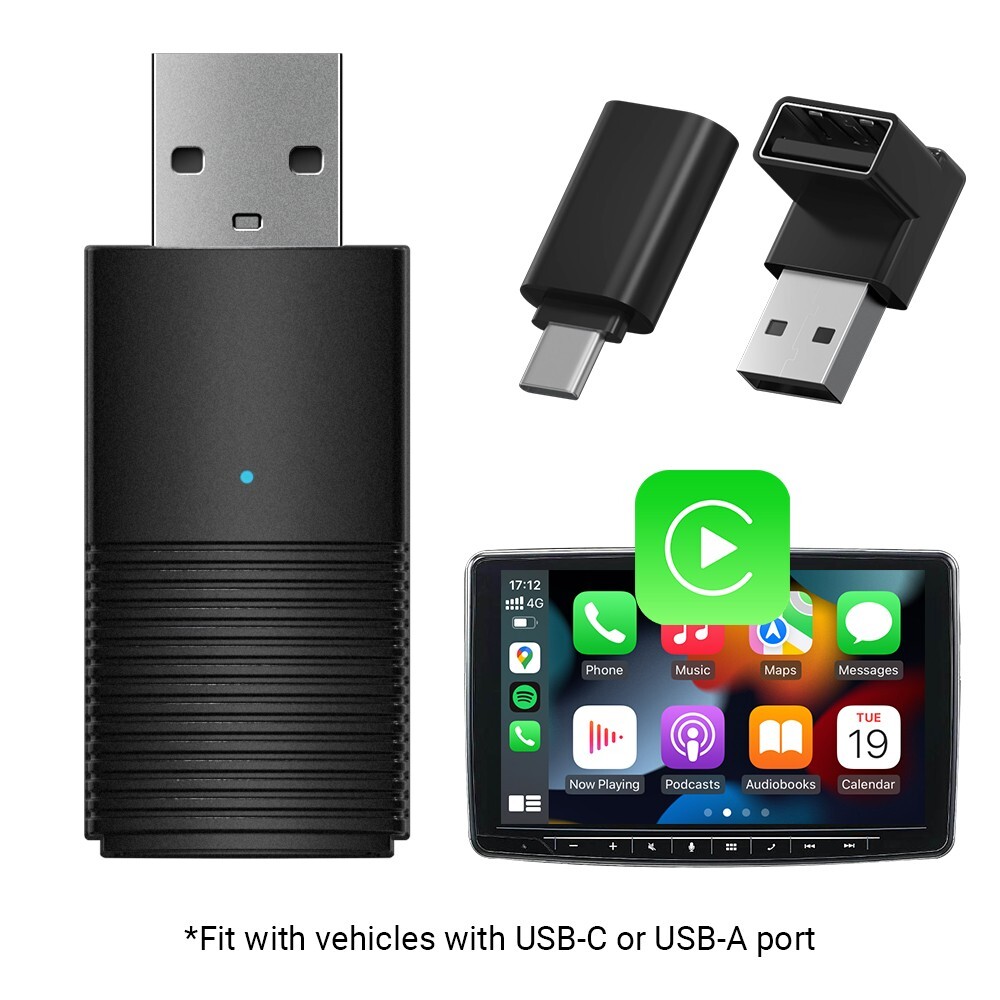 Wireless CarPlay Adapter For iPhone Apple Wireless Carplay Dongle Plug Car Radio