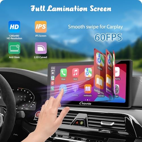 W103 Pro with Wireless Bluetooth Transmission Portable Carplay & 10.3 icnh